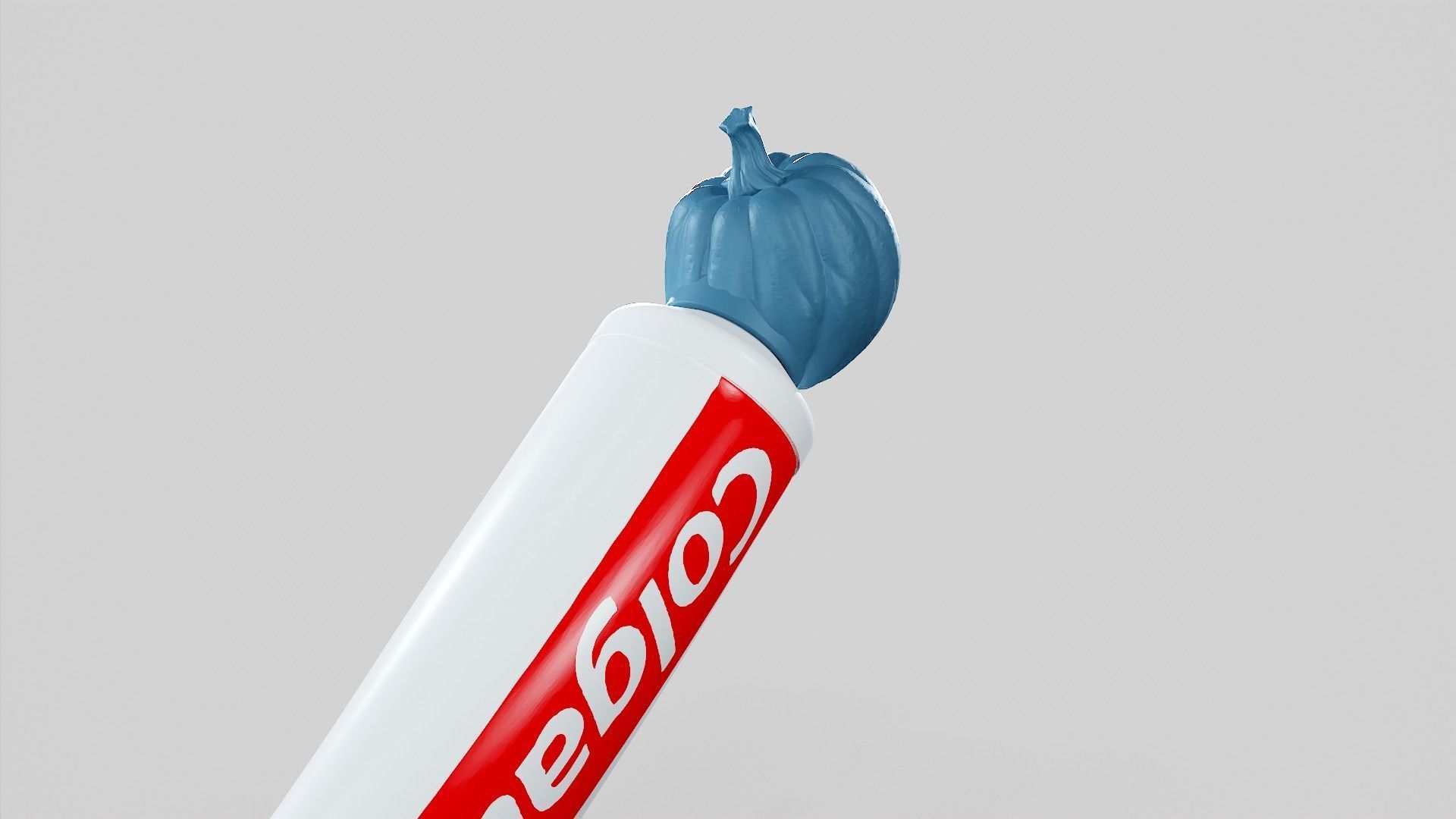 Pumpkin - Toothpaste Cup 05 STL 3D print model_56