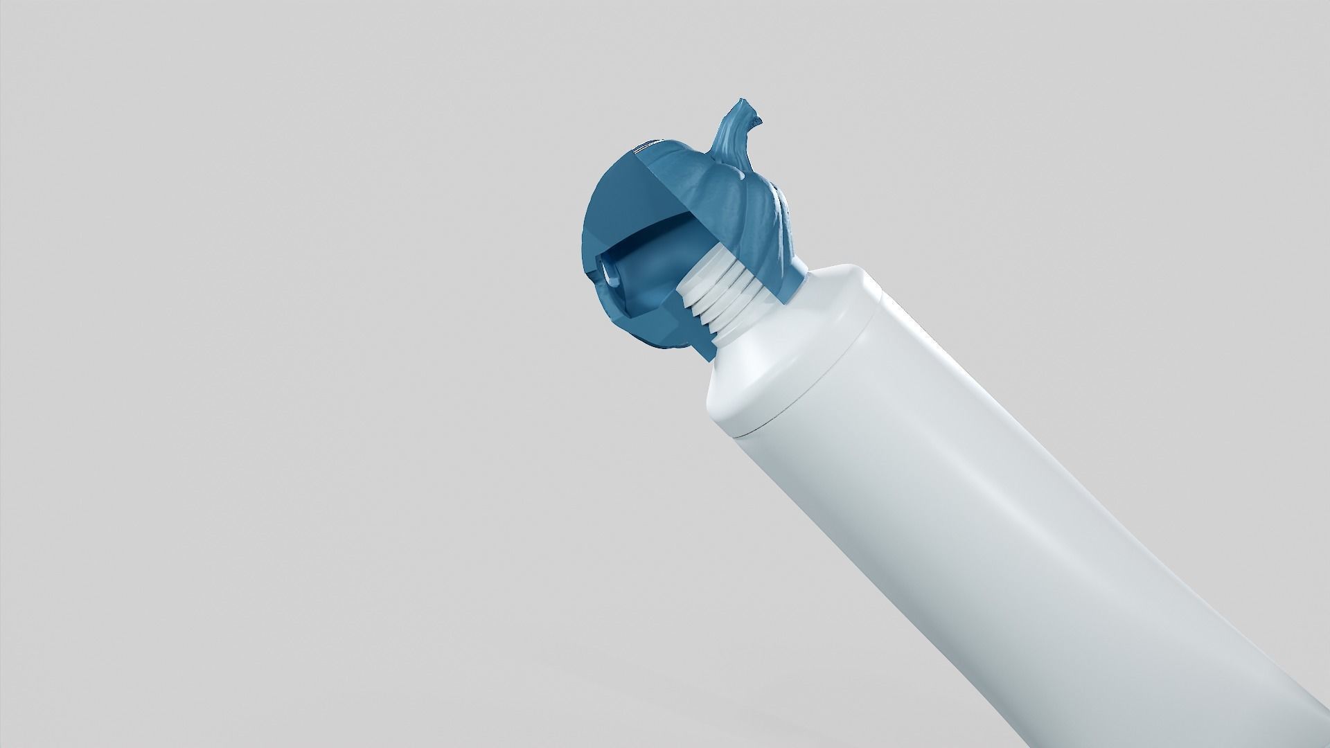 Pumpkin - Toothpaste Cup 05 STL 3D print model_44