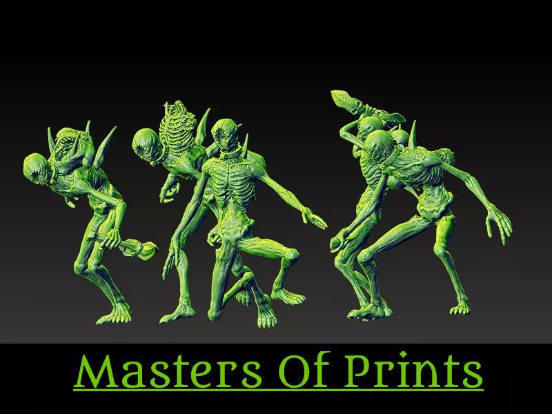 Ghouls of the Tomb vol2  5 models 3D print model 3D print model 3D print model_0