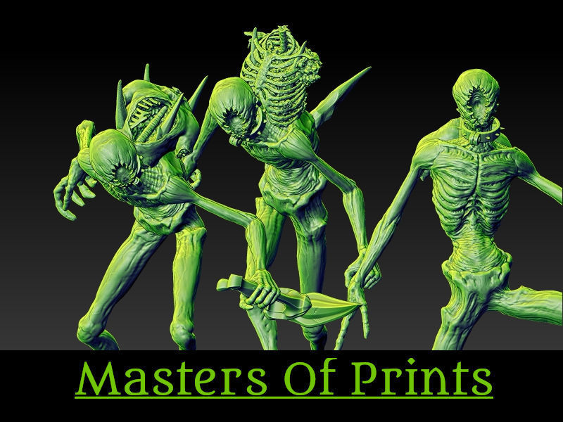 Ghouls of the Tomb vol2  5 models 3D print model 3D print model 3D print model_2