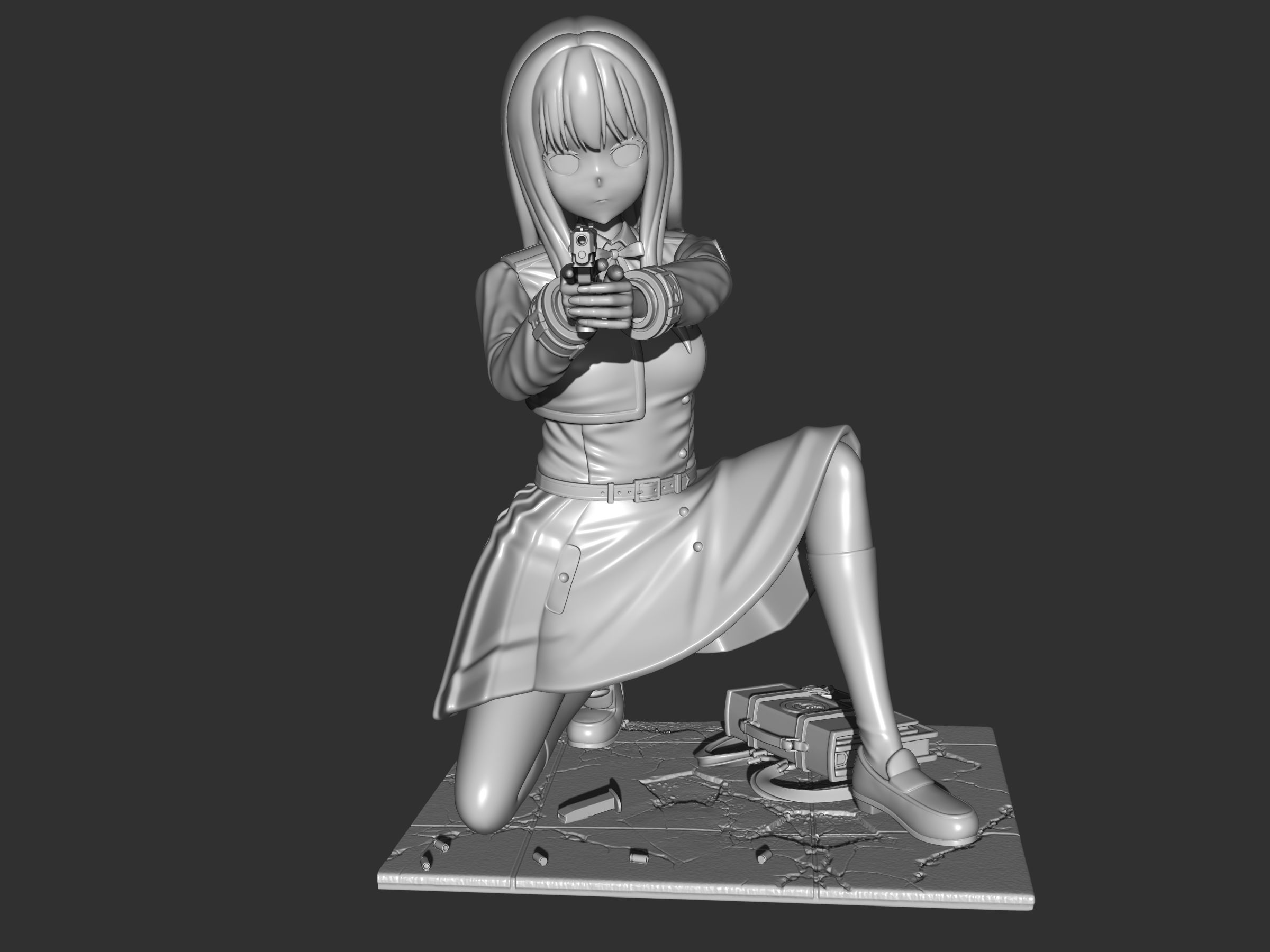 Takina Inoue figure 3d 3D print model_12