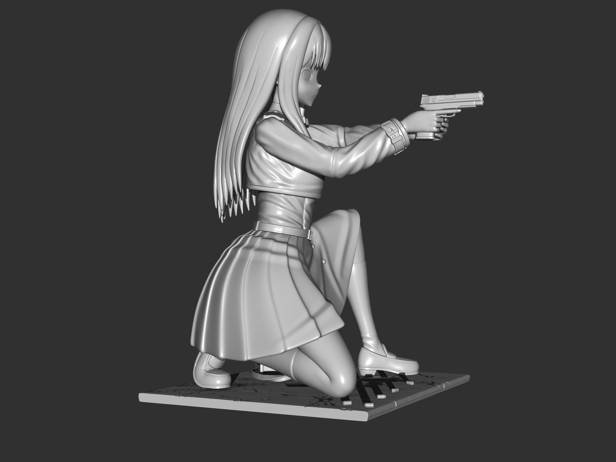 Takina Inoue figure 3d 3D print model_10
