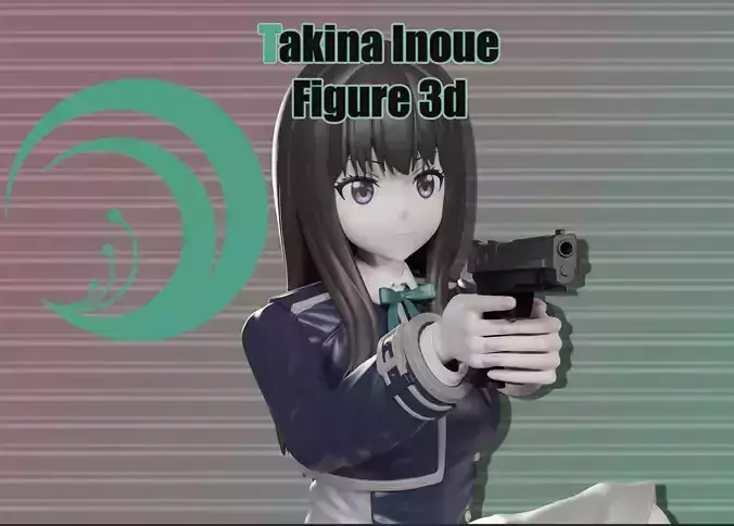 Takina Inoue figure 3d 3D print model