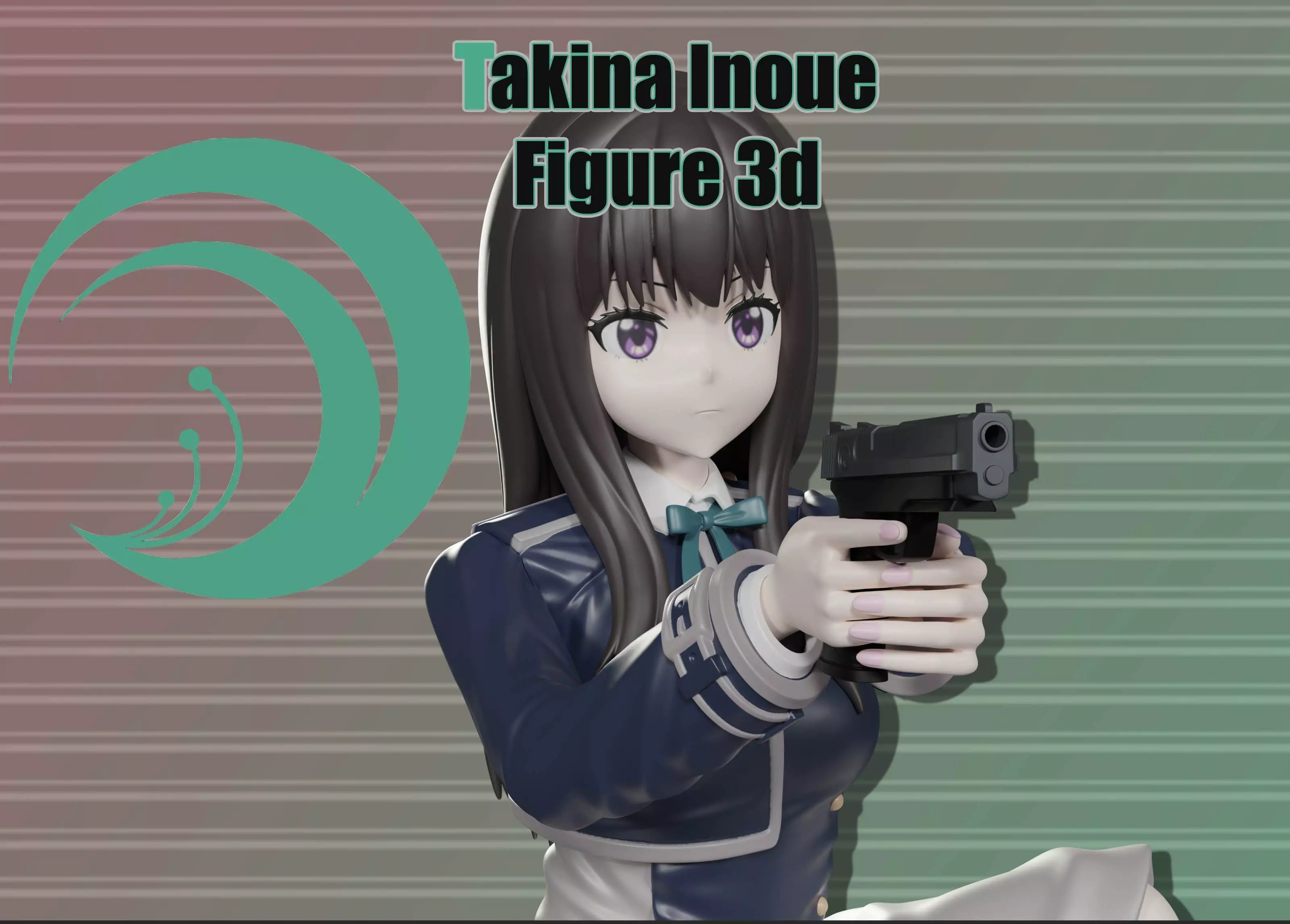 Takina Inoue figure 3d 3D print model_0