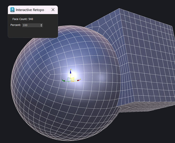 Interactive Retopo Free 3D model