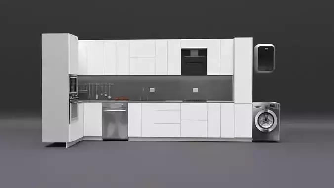 modern kitchen model