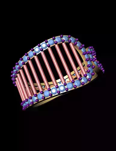 Engagement ring for women  3D Print Model