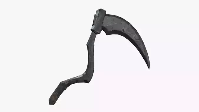 Lowpoly Weapon Scythe Level 1 - Game Ready - Textured PBR Low-poly 3D model Lowpoly Weapon Scythe Level 1 - Game Ready - Textured PBR Low-poly 3D model