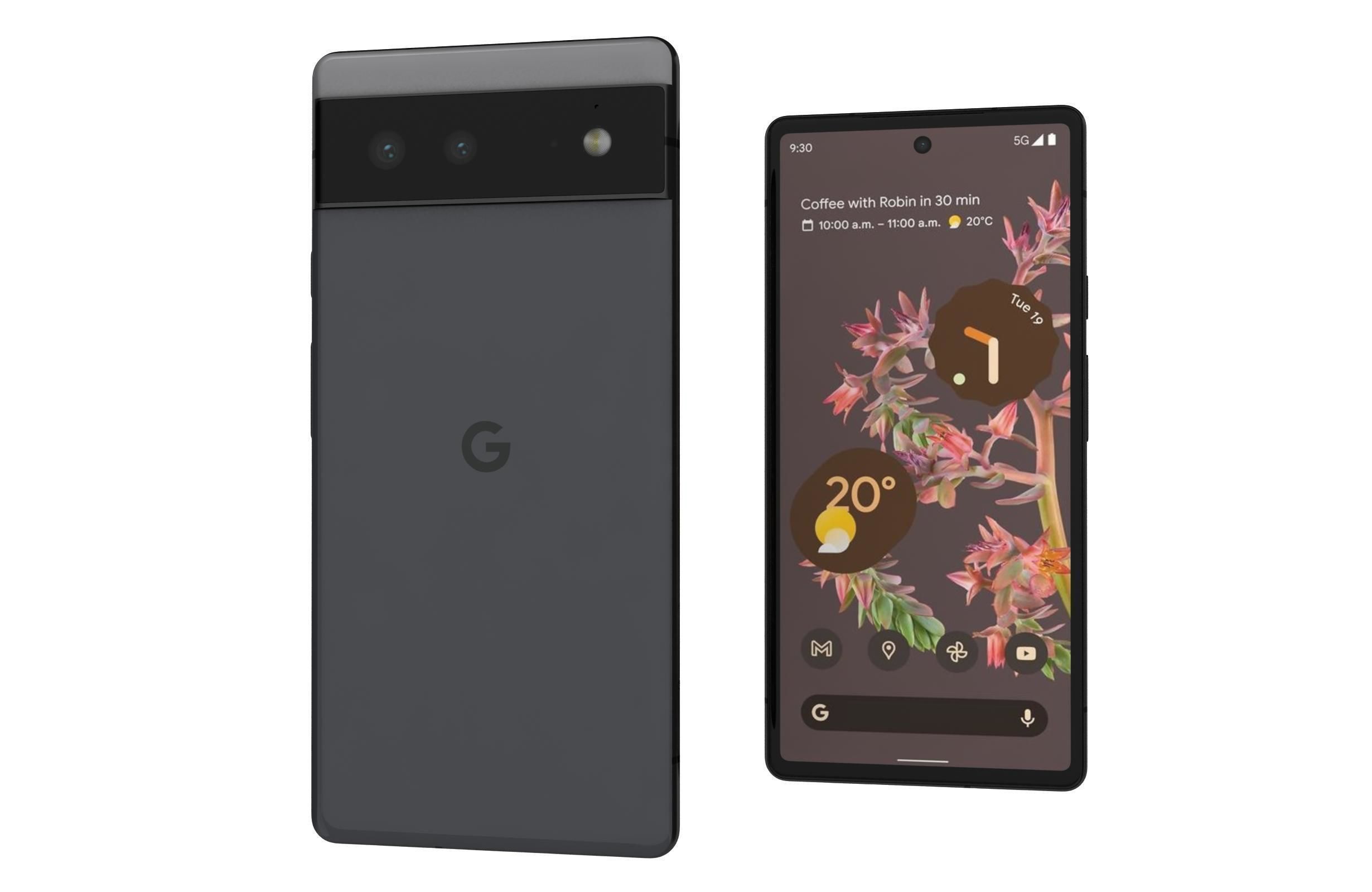 Google Pixel 6 And 6a 3D model_18