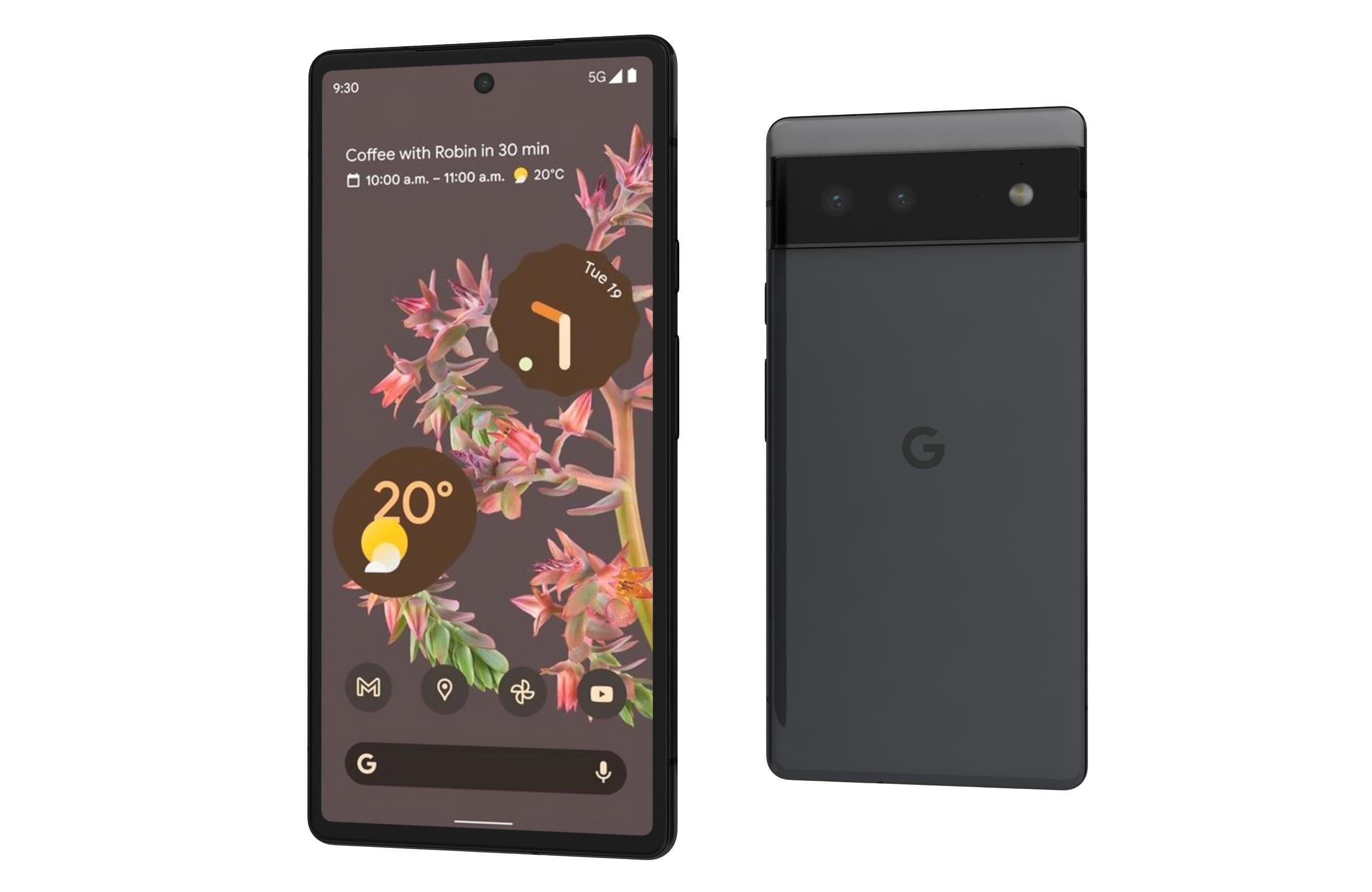 Google Pixel 6 And 6a 3D model_15
