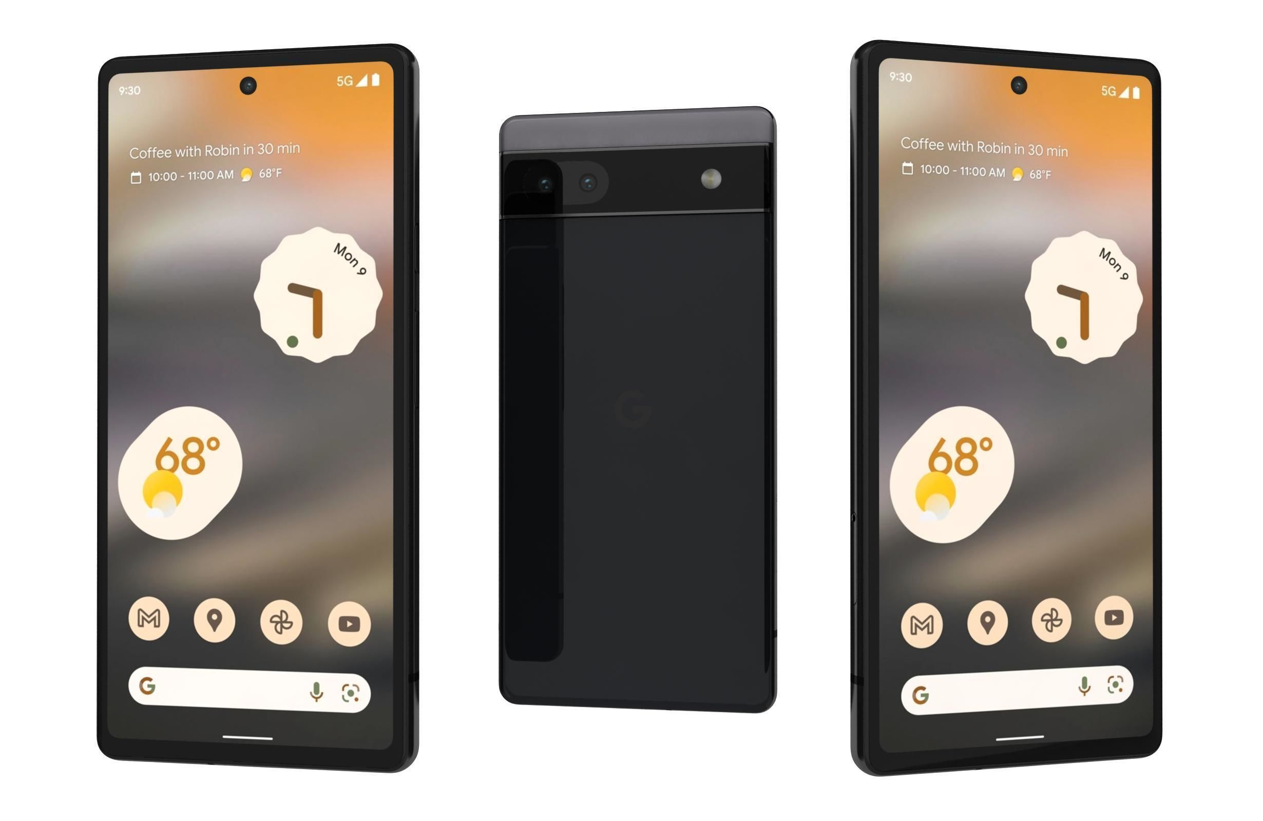 Google Pixel 6 And 6a 3D model_39