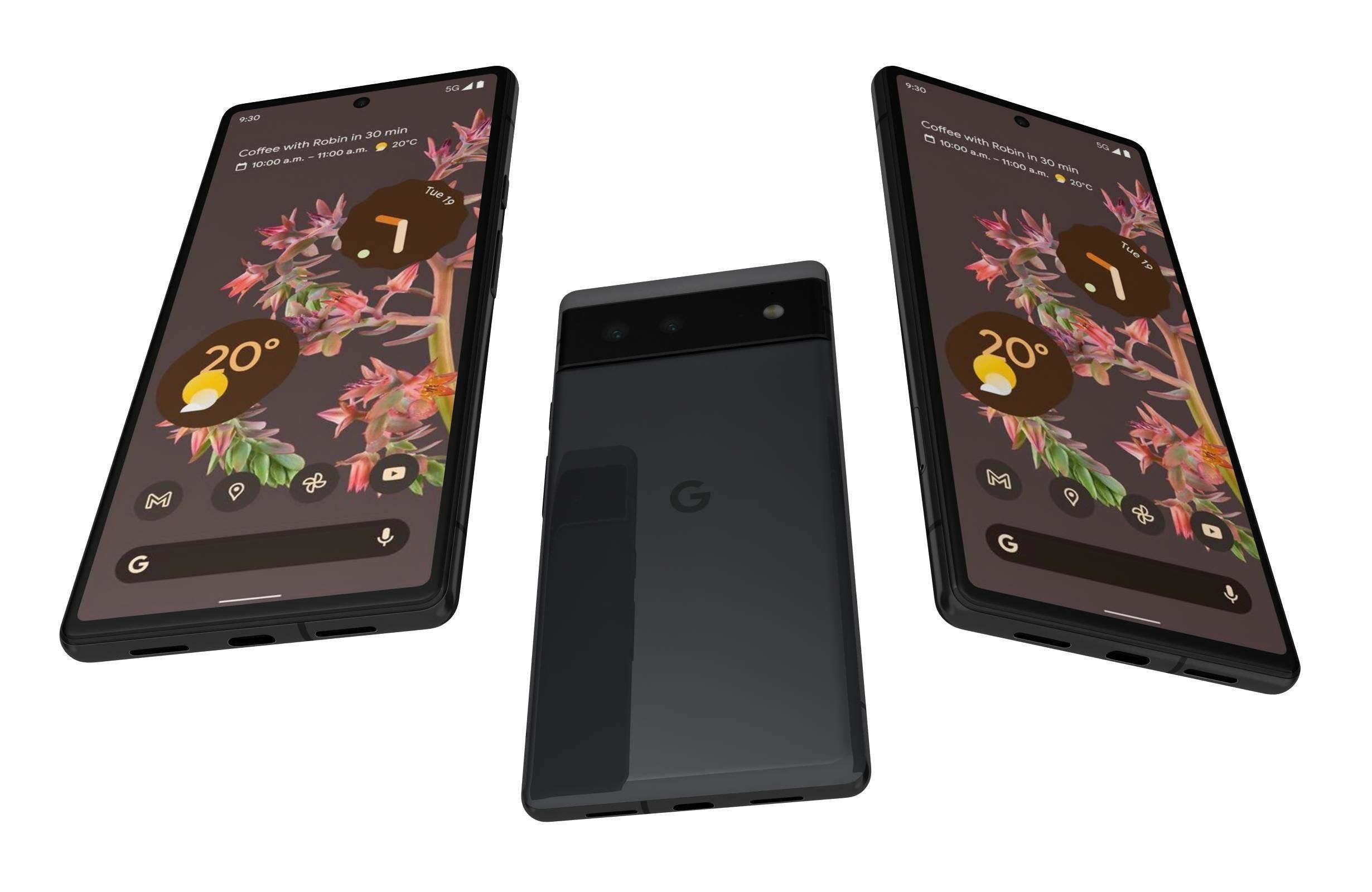 Google Pixel 6 And 6a 3D model_12