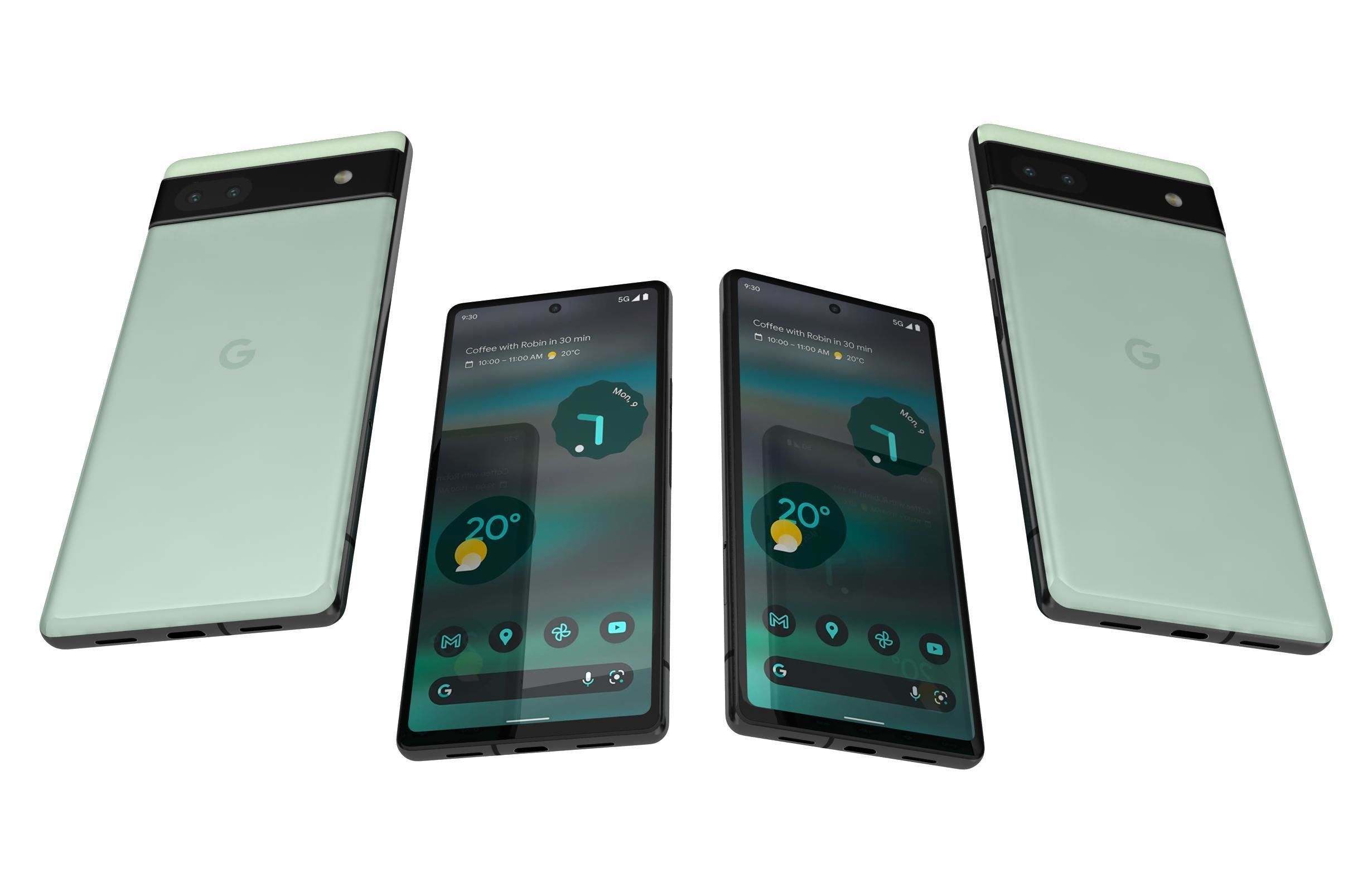 Google Pixel 6 And 6a 3D model_56