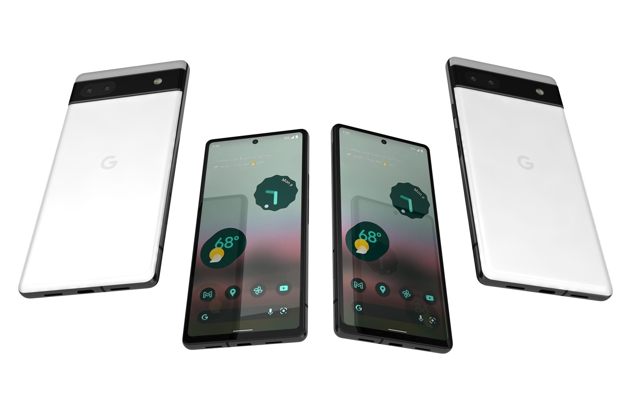 Google Pixel 6 And 6a 3D model_51