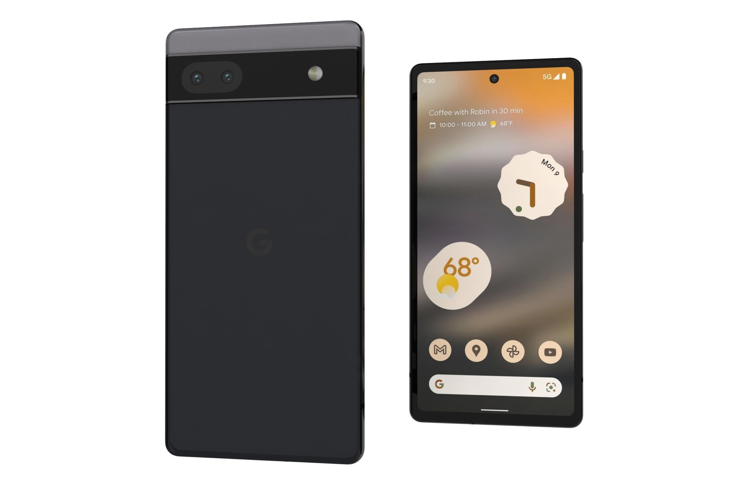 Google Pixel 6 And 6a 3D model_37