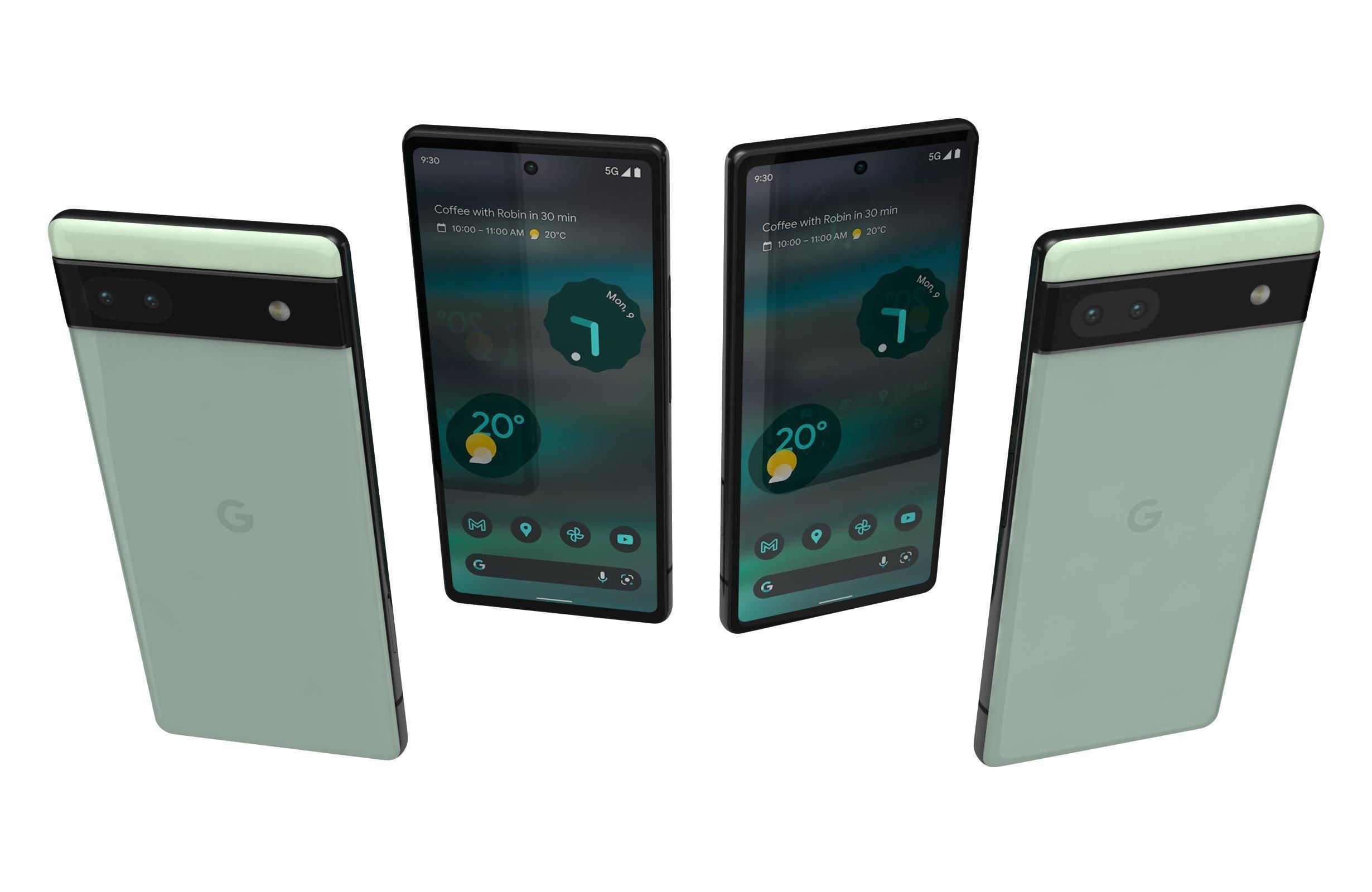 Google Pixel 6 And 6a 3D model_58