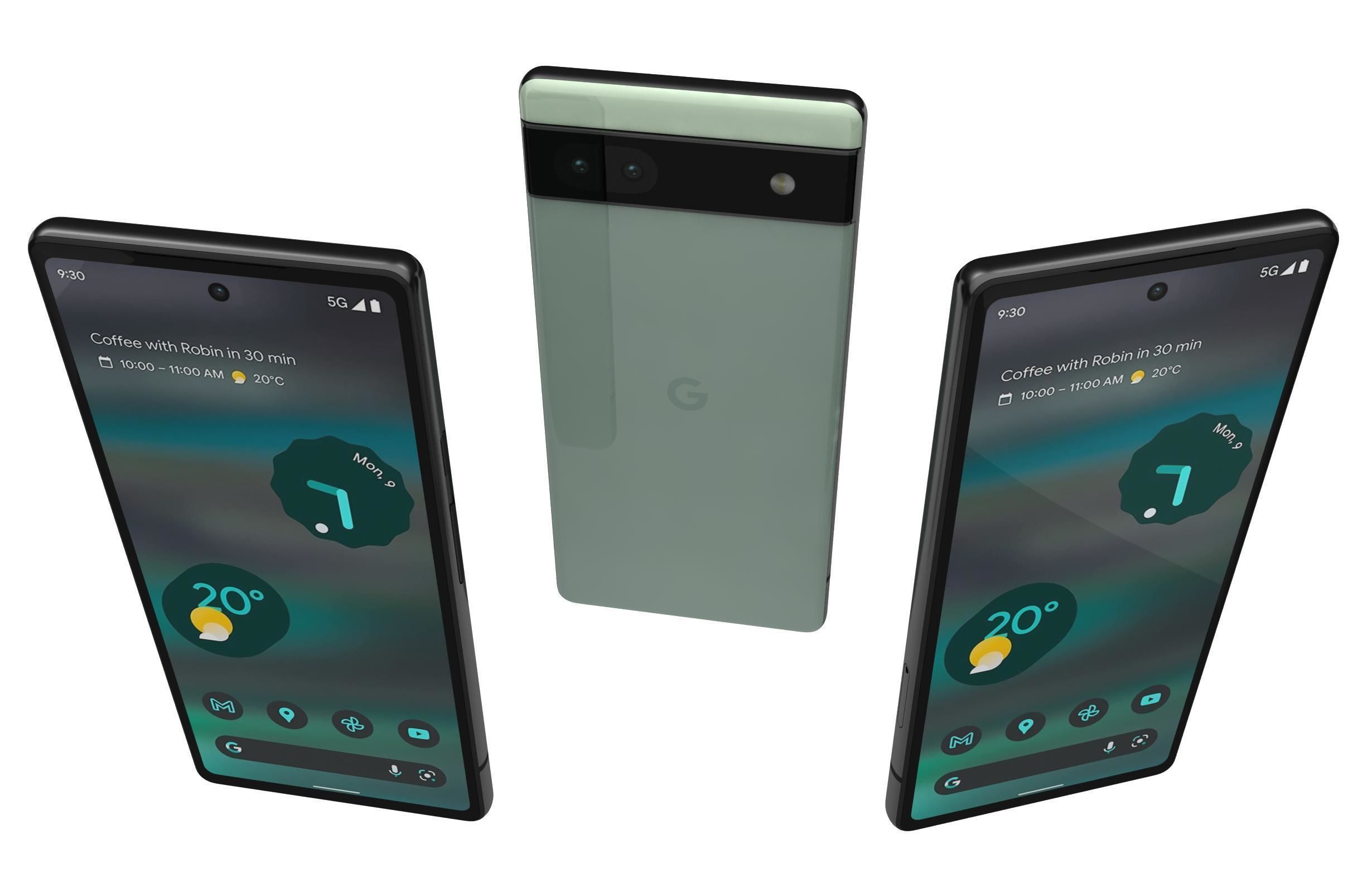 Google Pixel 6 And 6a 3D model_57