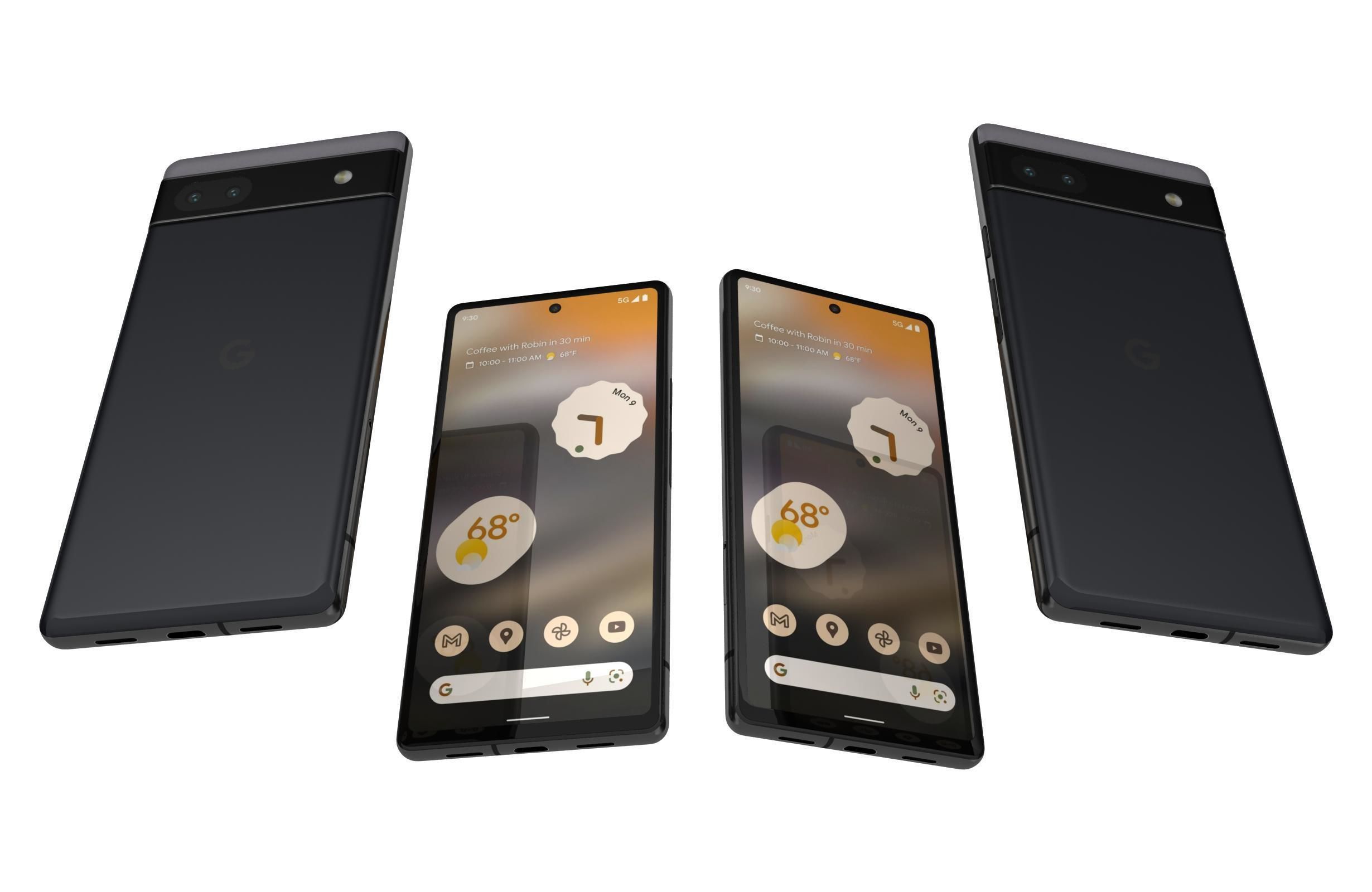 Google Pixel 6 And 6a 3D model_40