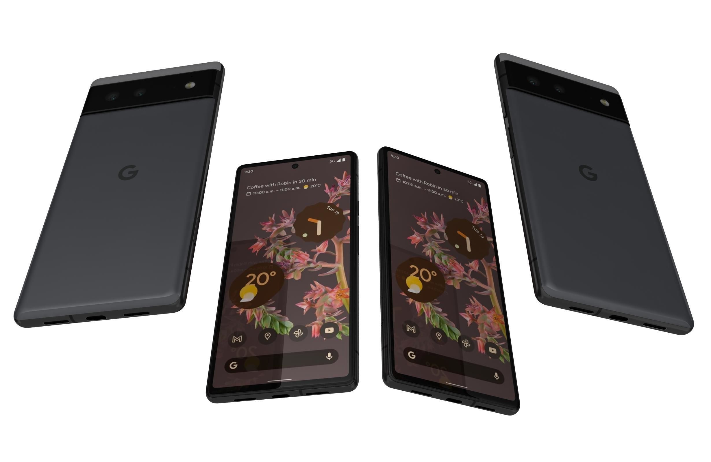 Google Pixel 6 And 6a 3D model_17
