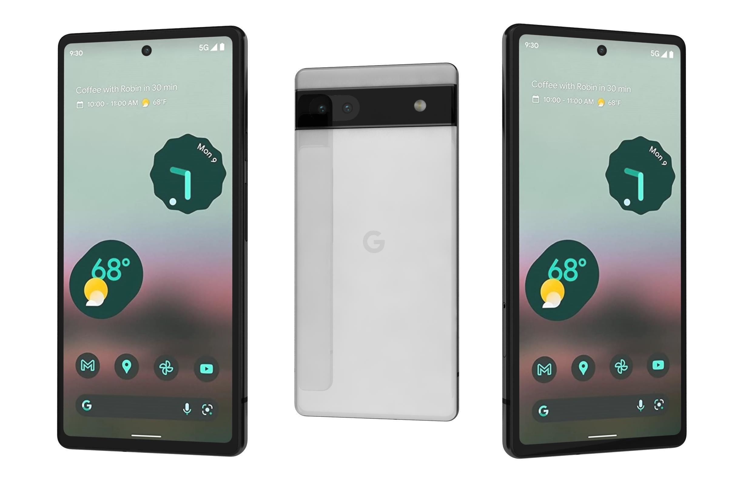 Google Pixel 6 And 6a 3D model_49