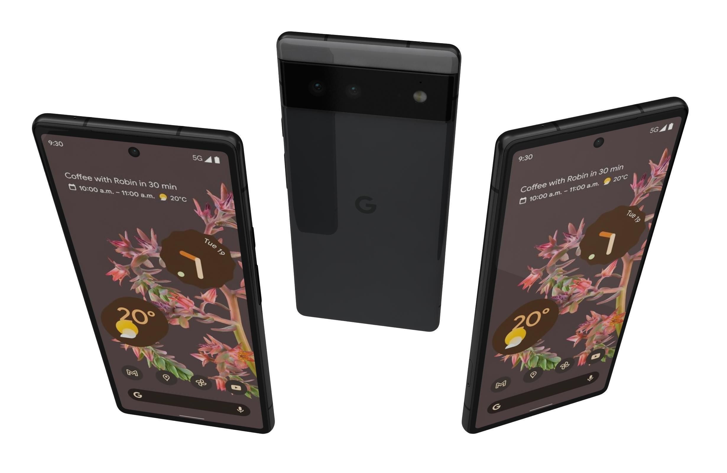 Google Pixel 6 And 6a 3D model_11