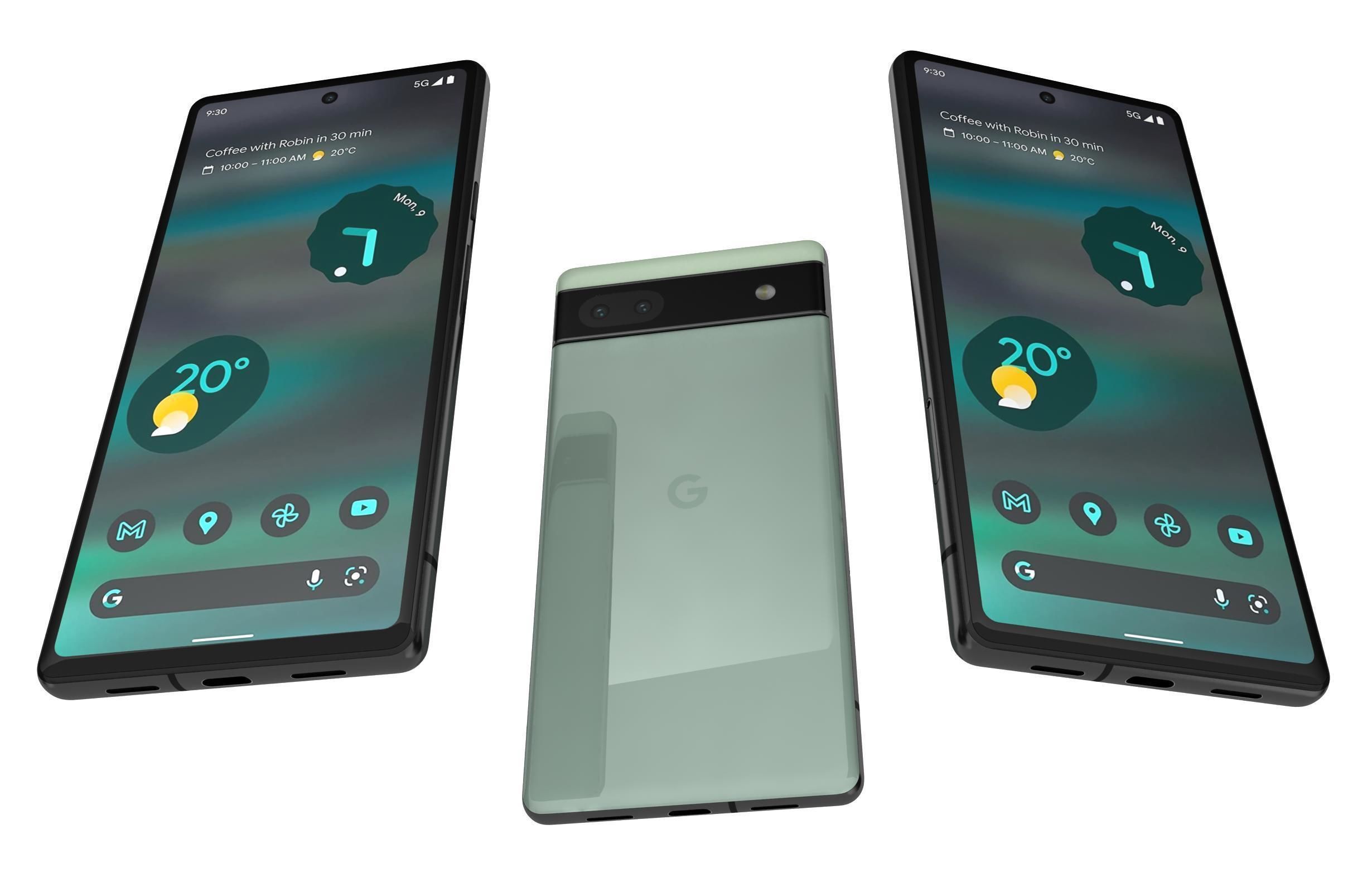 Google Pixel 6 And 6a 3D model_54