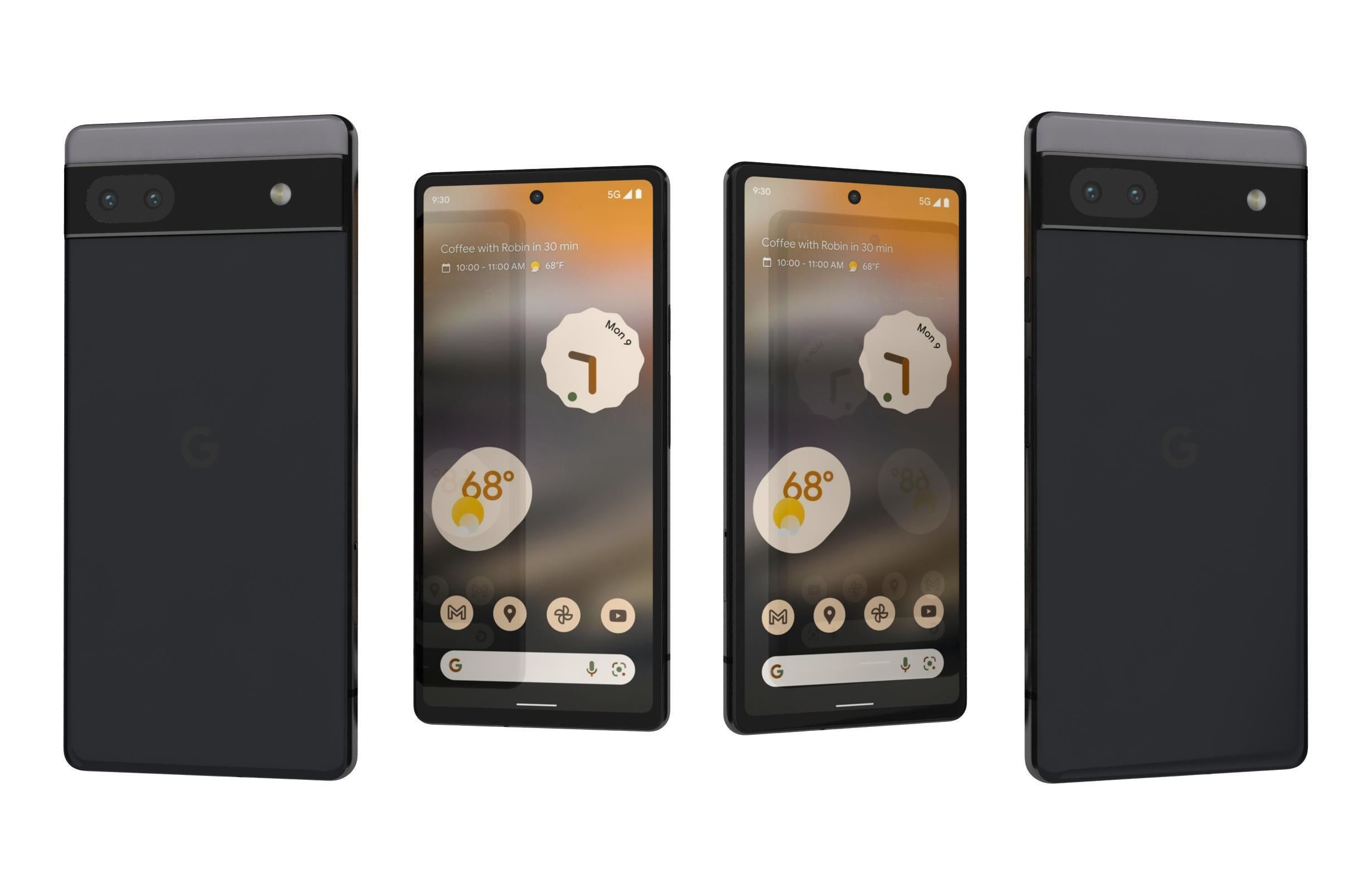 Google Pixel 6 And 6a 3D model_38