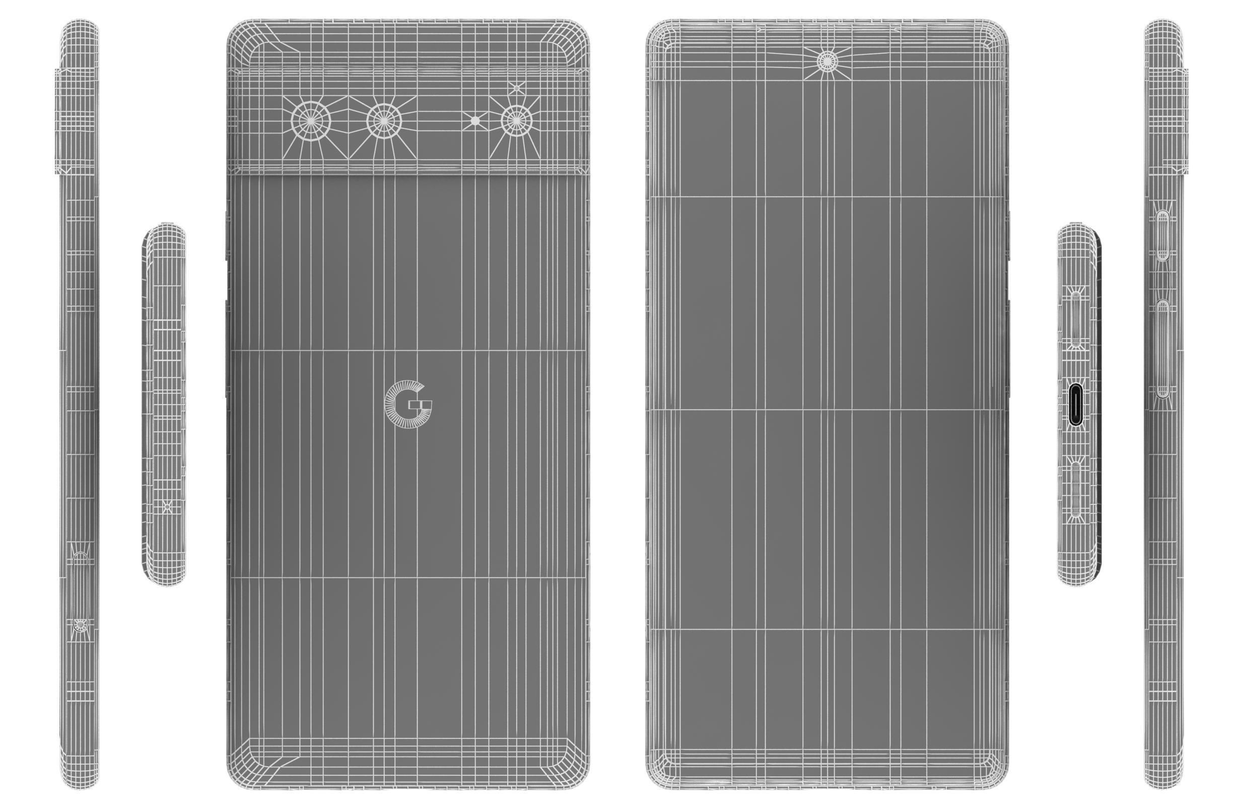 Google Pixel 6 And 6a 3D model_27