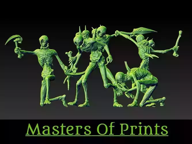Ghouls of the Tomb vol3 5 models 3D print