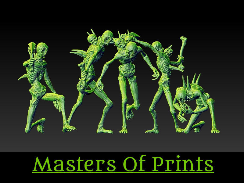 Ghouls of the Tomb vol3 5 models 3D print 3D print model_4
