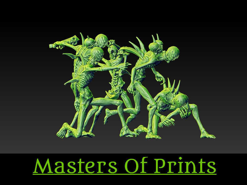 Ghouls of the Tomb vol3 5 models 3D print 3D print model_1