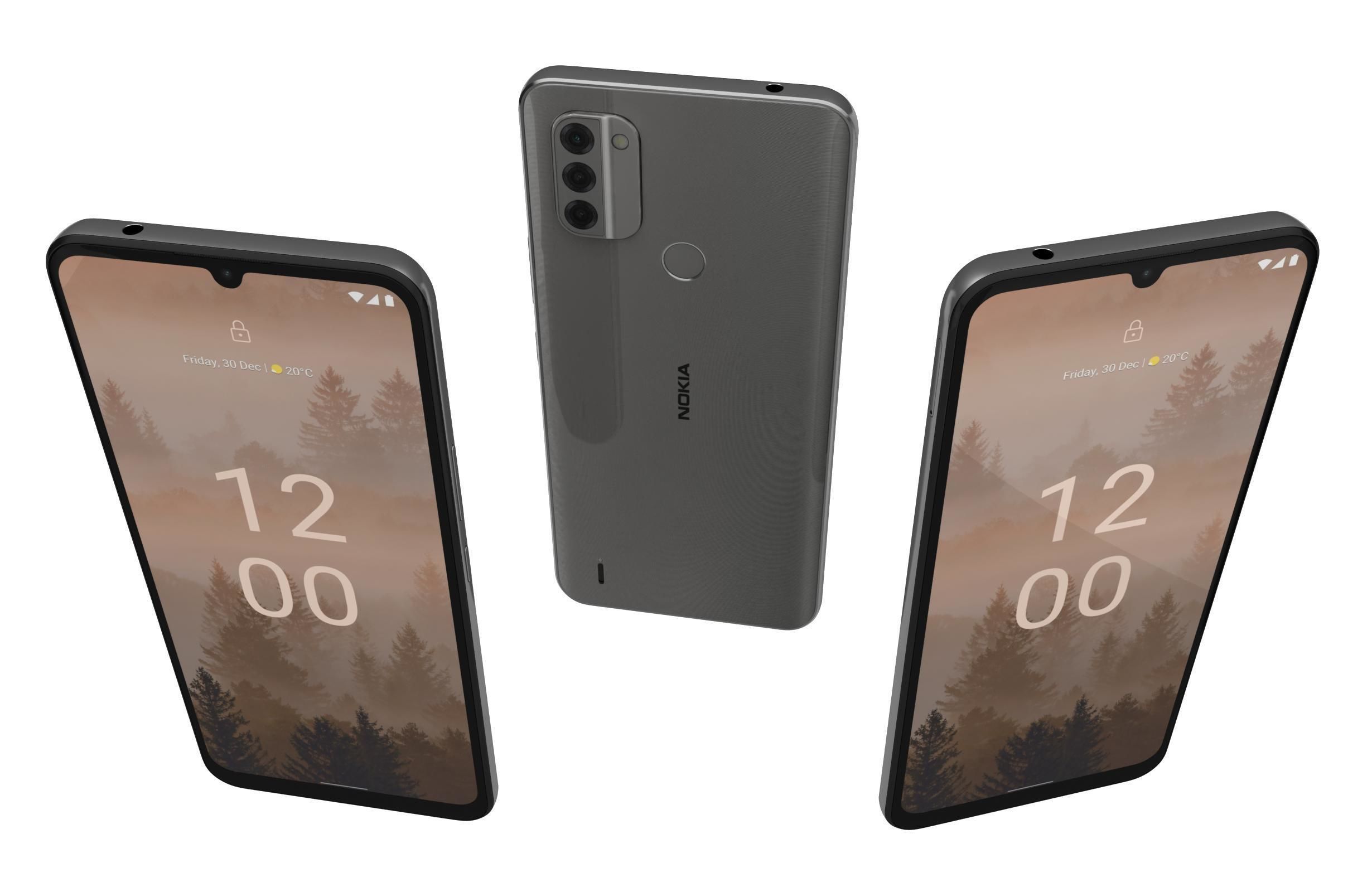 Nokia C31 And G21 3D model_7
