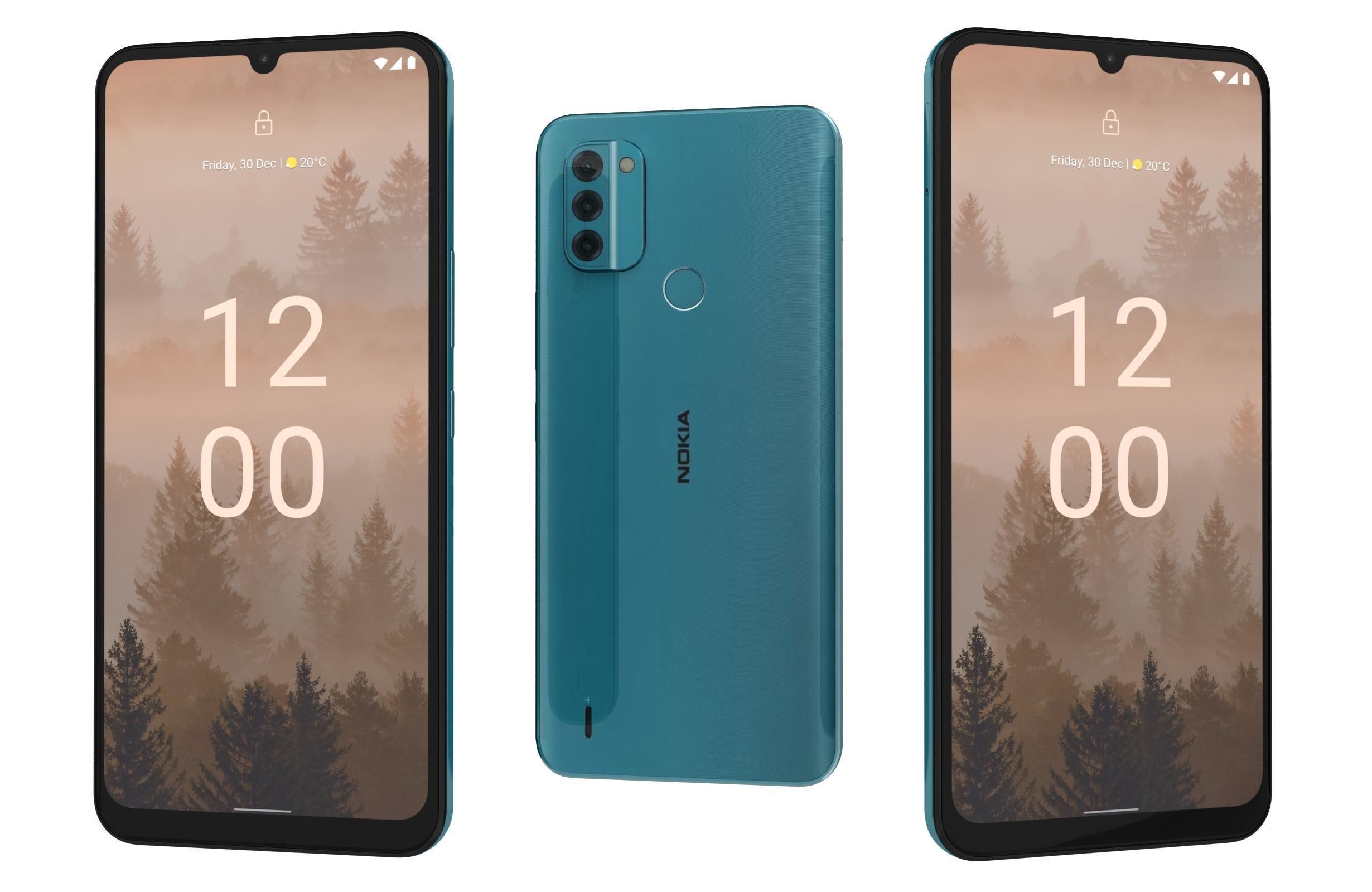 Nokia C31 And G21 3D model_1