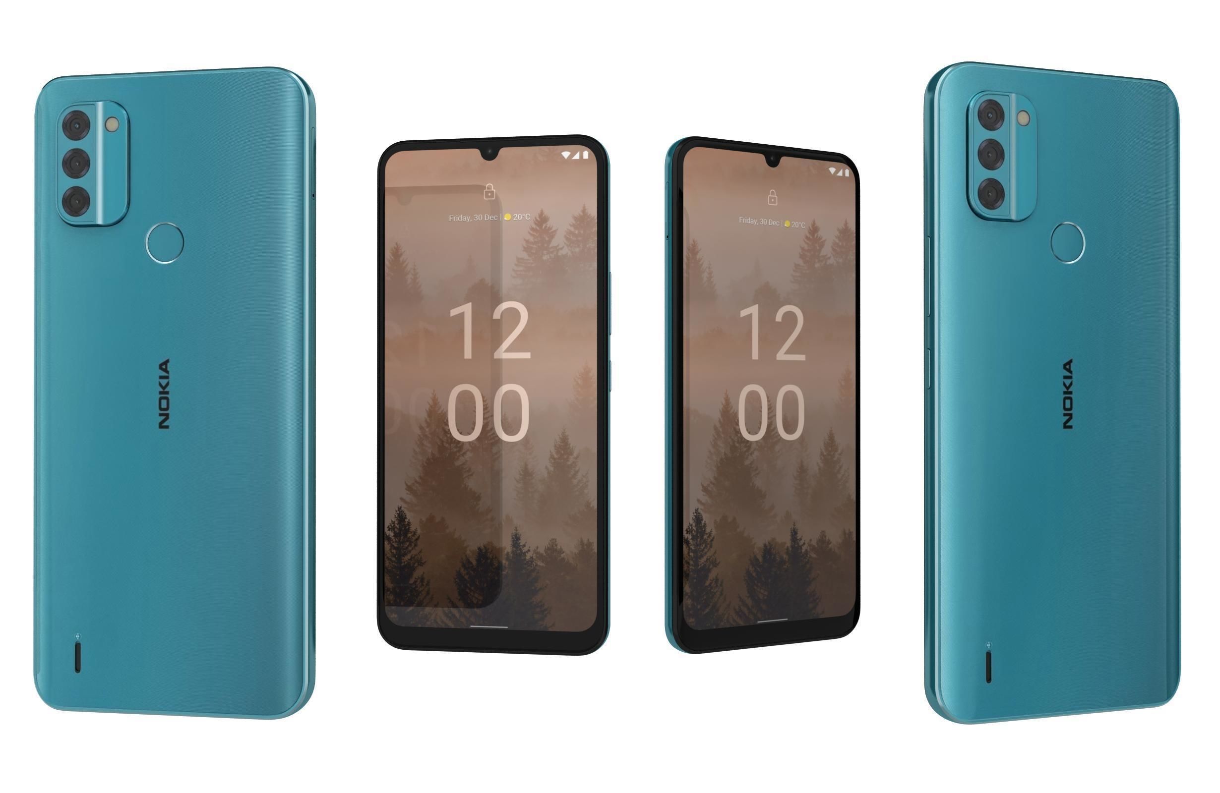 Nokia C31 And G21 3D model_11
