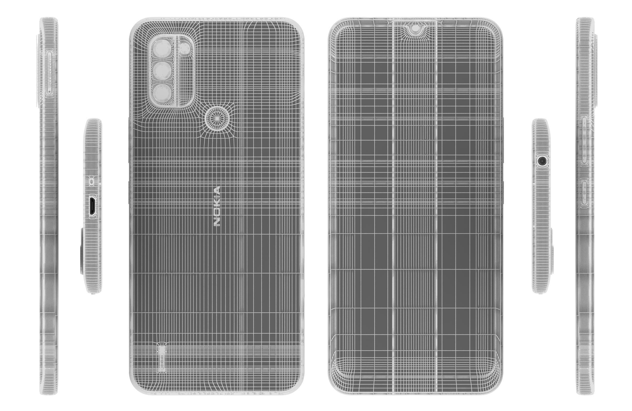 Nokia C31 And G21 3D model_27