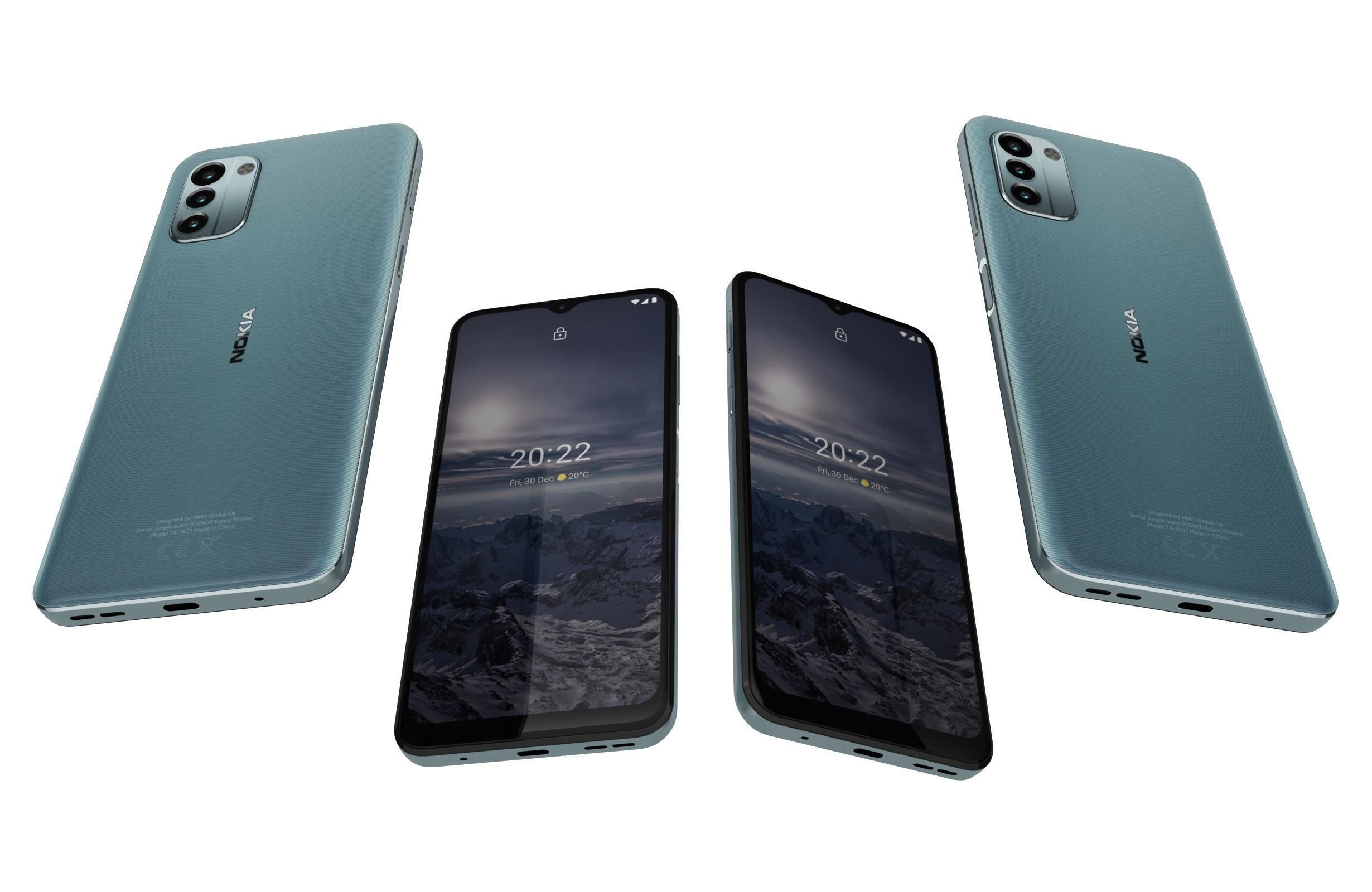 Nokia C31 And G21 3D model_49