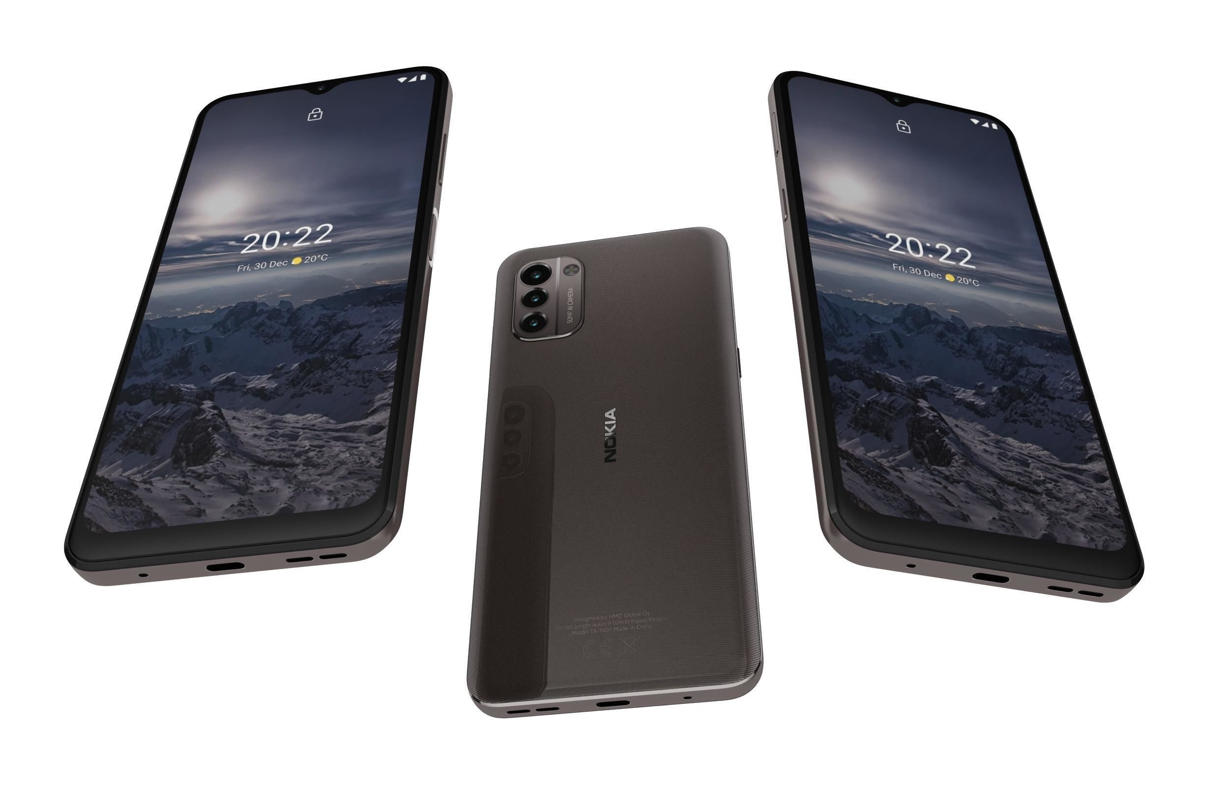 Nokia C31 And G21 3D model_44