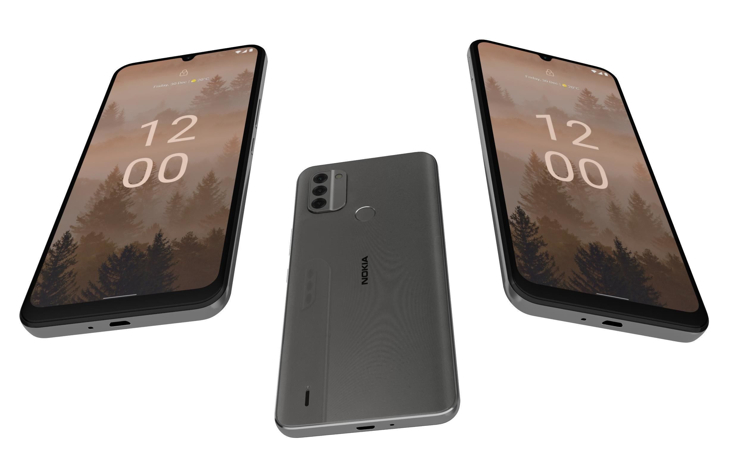 Nokia C31 And G21 3D model_10