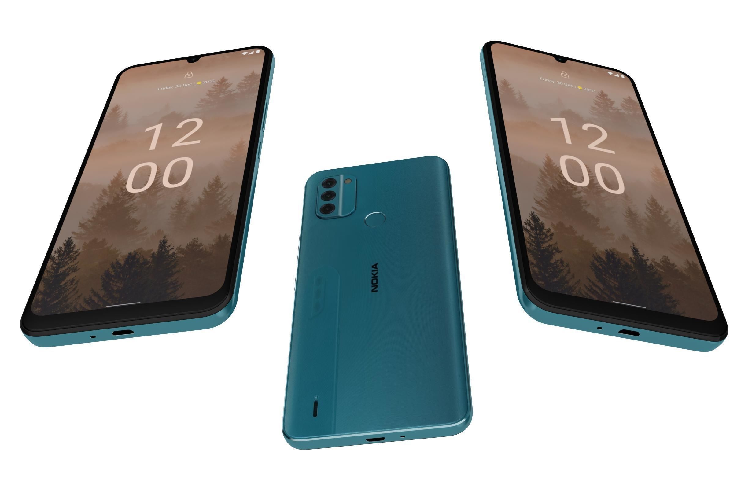 Nokia C31 And G21 3D model_8