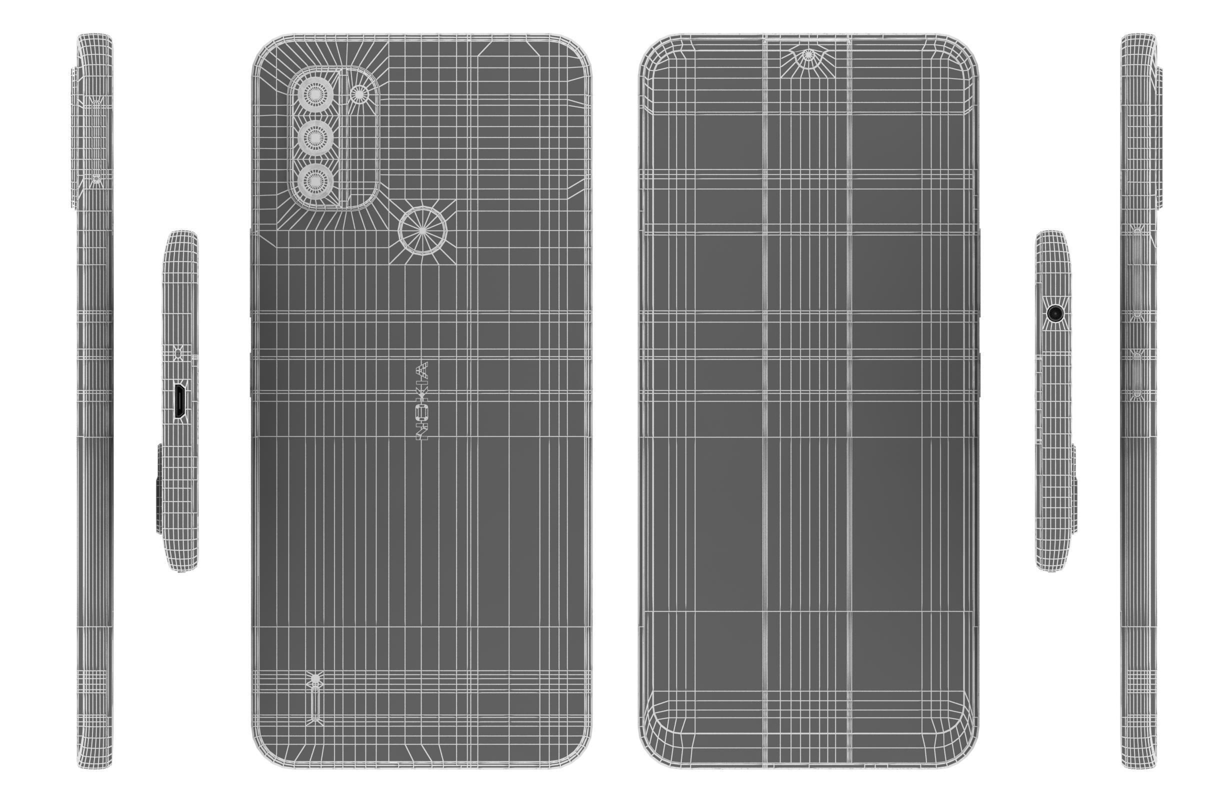 Nokia C31 And G21 3D model_26