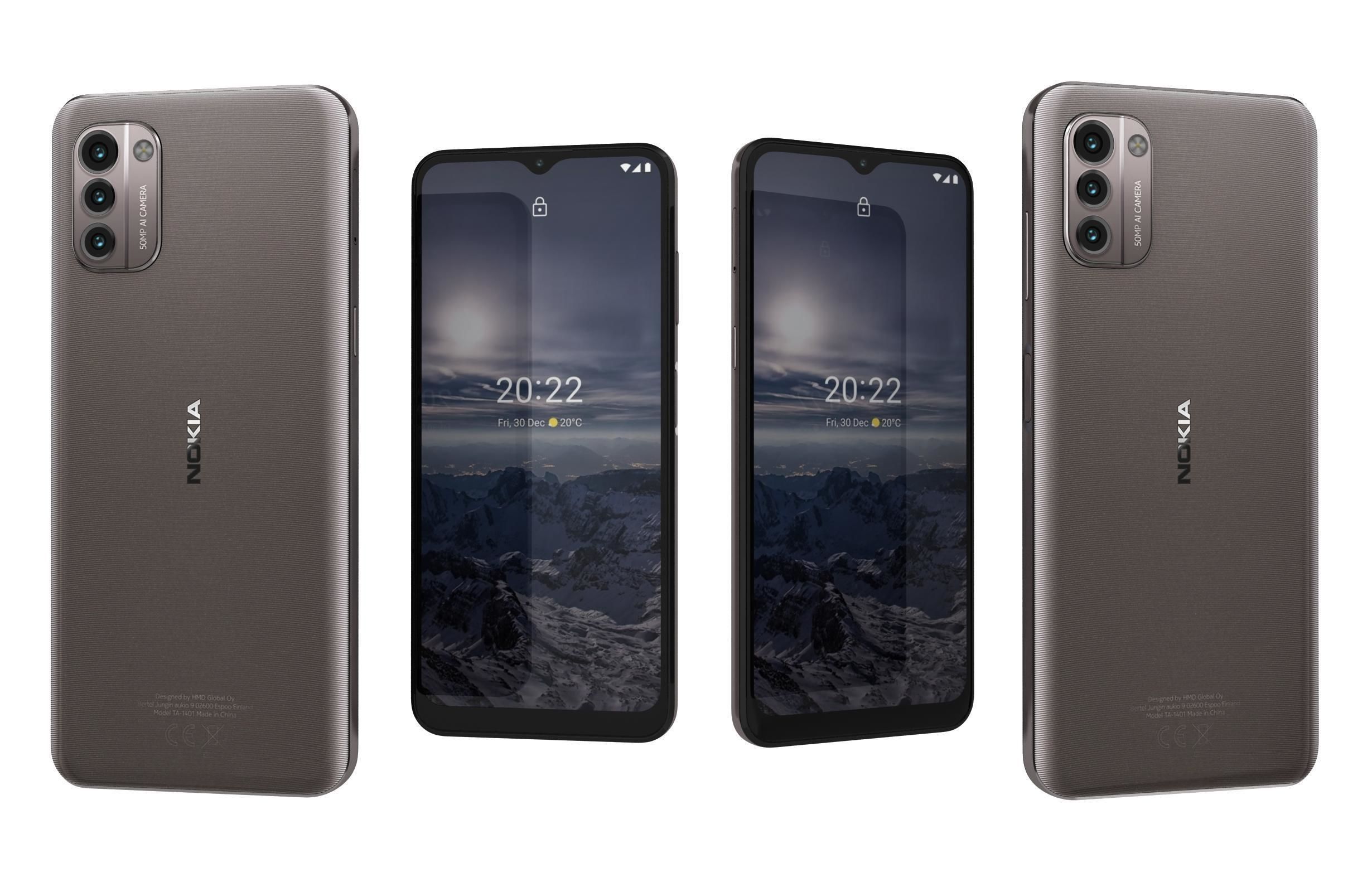 Nokia C31 And G21 3D model_40