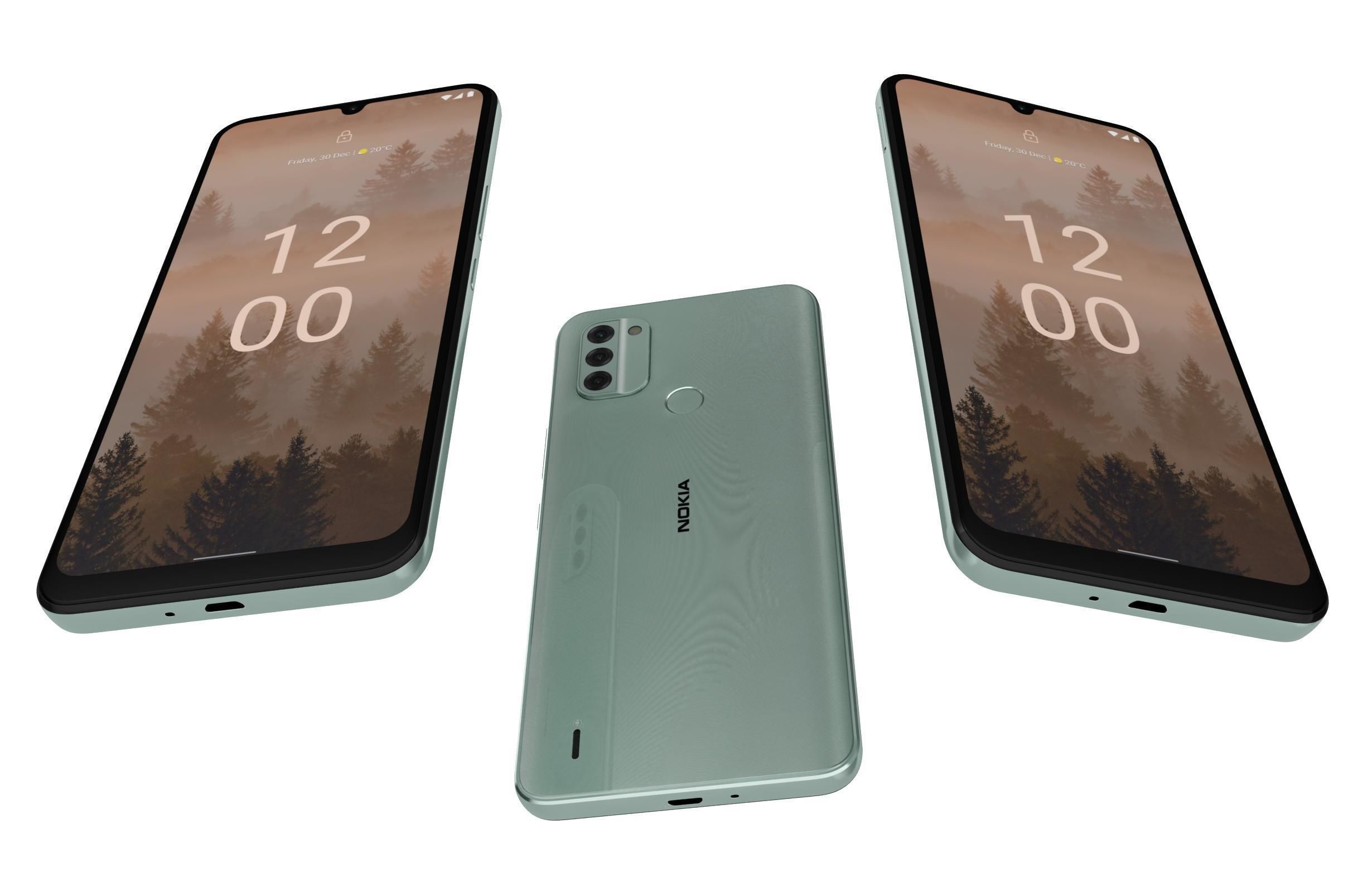 Nokia C31 And G21 3D model_9