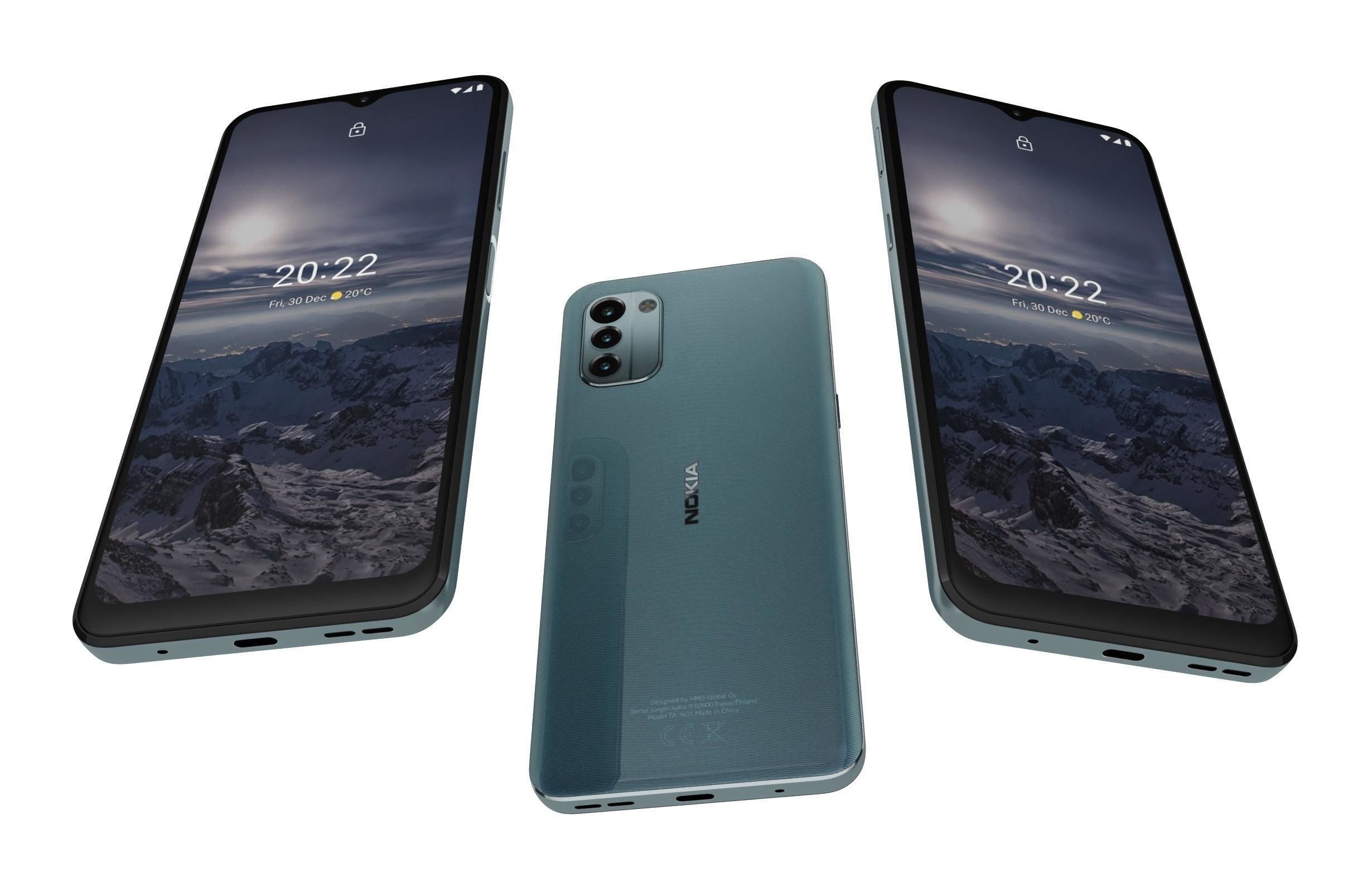 Nokia C31 And G21 3D model_48