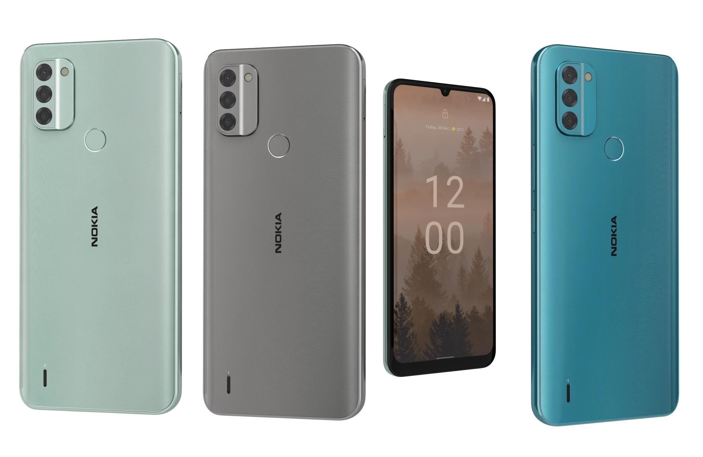 Nokia C31 And G21 3D model_4