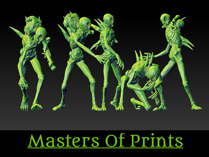 Ghouls of the Tomb vol4   5 models 3D print  3D print model_4