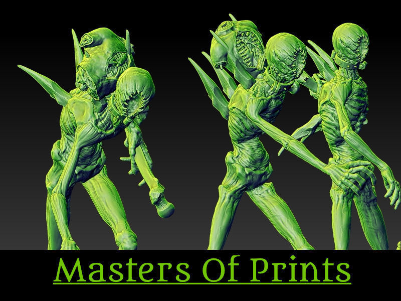 Ghouls of the Tomb vol4   5 models 3D print  3D print model_2