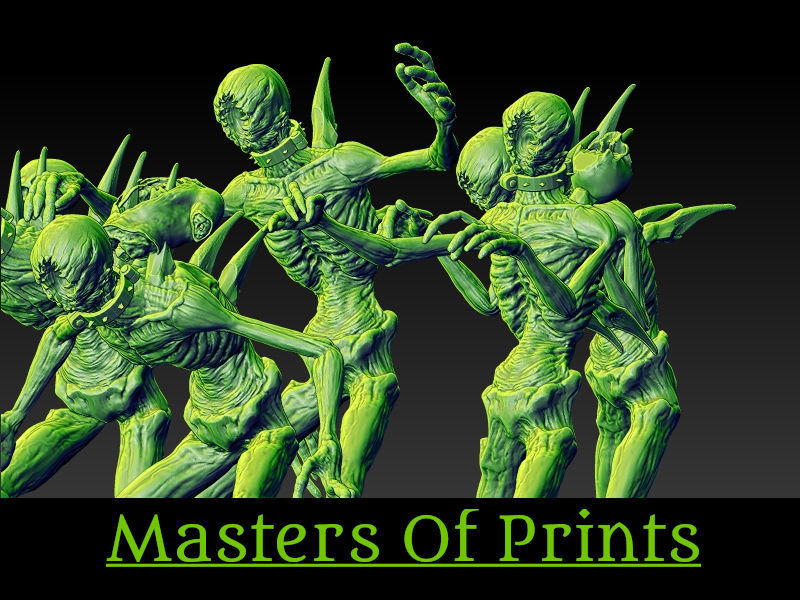 Ghouls of the Tomb vol5 6 models 3D print 3D print model 3D print model_3