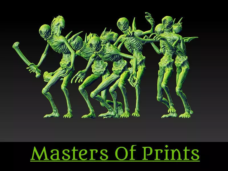 Ghouls of the Tomb vol5 6 models 3D print 3D print model 3D print model_0