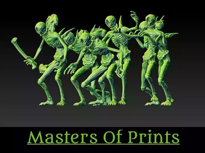 Ghouls of the Tomb vol5 6 models 3D print 3D print model 3D print model