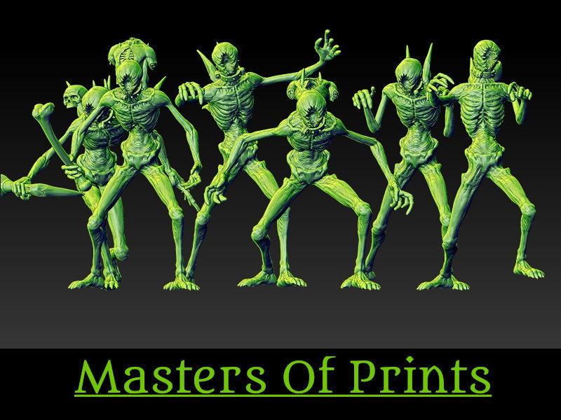Ghouls of the Tomb vol5 6 models 3D print 3D print model 3D print model_4